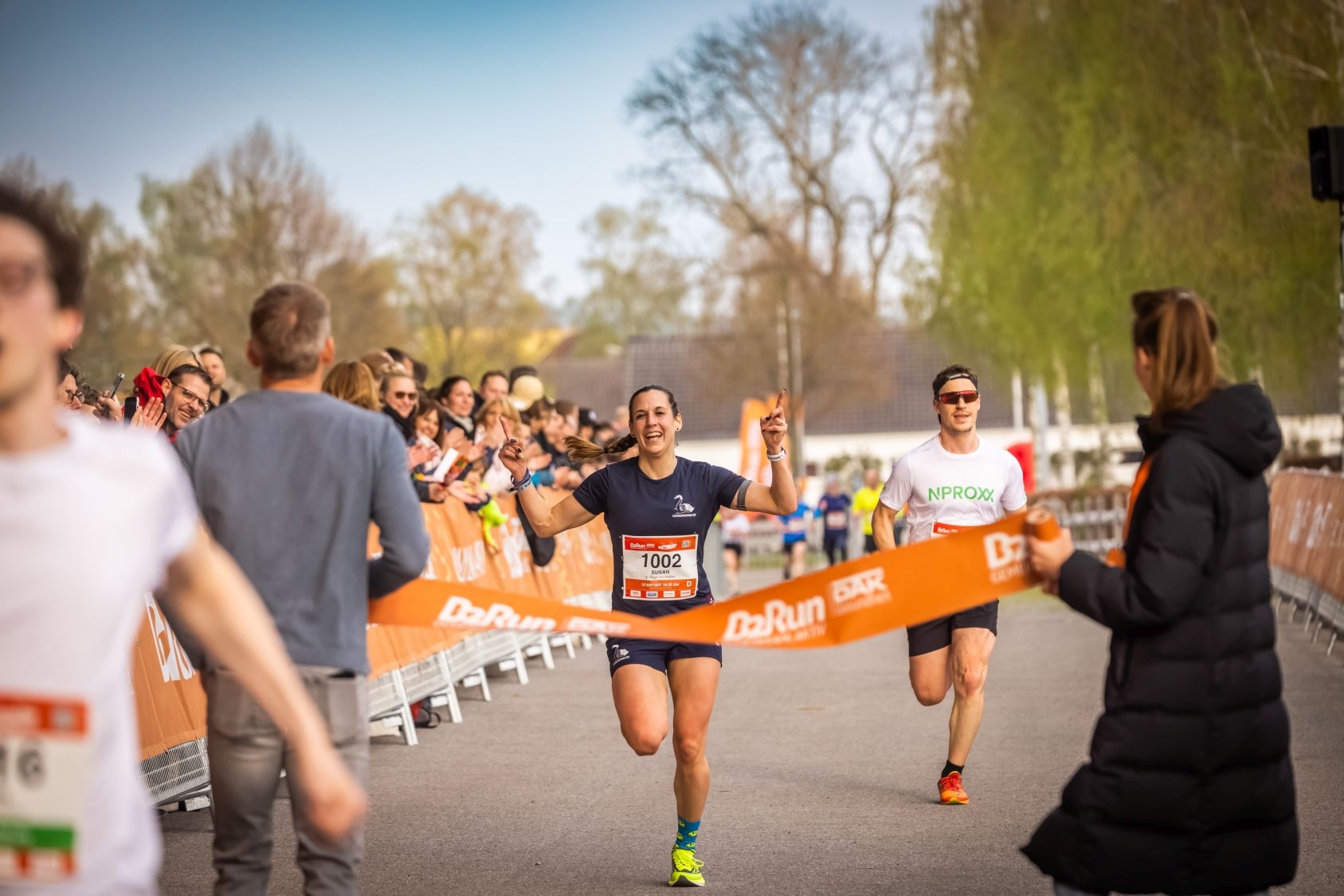 Der Zieleinlauf Beim B2Run Aachen 2023 #gemeinsamaktiv