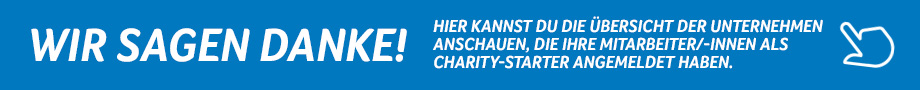 Danke an alle Charity Starter